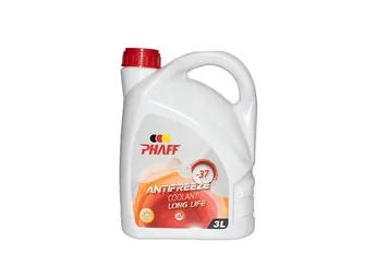 PHAFF 3LT -37 DERECE KIRMIZI RENK ANTİFRİZ